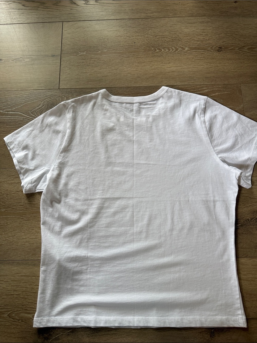 NWOT Abercrombie & Fitch White Short-Sleeve Crewneck Tee - Picture 7 of 8
